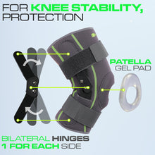 Load image into Gallery viewer, SENTEQ Dual Hinged Knee Brace Support (SQ1-L005)