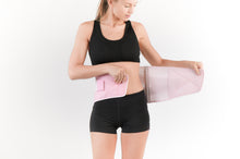 Load image into Gallery viewer, SENTEQ Women Pink Lumbar Support Belt Lumbosacral Back Brace (SQ3-O009)